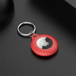 AirTag Leather Keychain